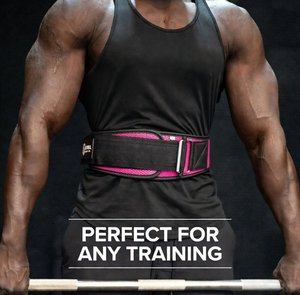 Cinturón de Neopreno para Levantamiento de Pesas, para Sentadillas, Peso Muerto y Thrusters, Unisex, 6 Pulgadas de Grosor, Múltiples Colores, Protección Profesional - Product Image 6