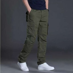 Men's Spring Autumn <b>Cargo</b> <b>Pants</b> Loose Straight Leg Workwear Multi Pockets Design Wear Resistant for Casual & <b>Work</b> Occasions - Product Image 3