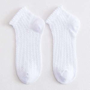 Chaussettes basses en coton jacquard tricoté vintage à volants pour femme, respirantes, séchage rapide, style élégant, haute qualité, usage quotidien - Product Image 4