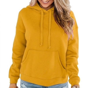 High Quality <b>Long</b> Sleeve Custom Print <b>Women</b> Ladies Spring Winter Fleece Hooded <b>Shirt</b> Sweatshirt Jumper for Woman - Product Image 1