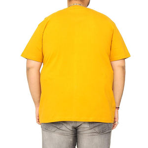 เสื้อยืดผู้ชายคุณภาพสูง หรูหรา ผ้าฝ้าย 100% ทรงโอเวอร์ไซส์ คอโอ น้ำหนัก 300 กรัม สีพื้น แห้งเร็ว ระบายอากาศได้ดี พร้อมโลโก้ด้านหน้า - Product Image 2