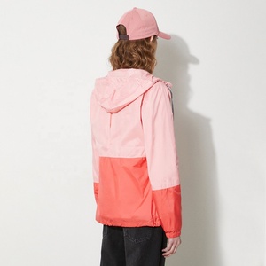Veste coupe-vent pour femme en polyester 100% personnalisable, respirante, avec doublure en lin et nylon et broderie décorative, vente en gros - Product Image 2