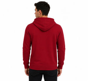 Custom Regular Fit Men Full Face <b>Zip</b> <b>up</b> Hoodie Heavyweight 100% Cotton Streetwear Breathable Winter Zipper Hoodie - Product Image 2