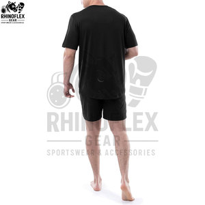 Manufacturer Custom Sports Short <b>Set</b> 100% Cotton Plain Casual Wear Men Short <b>Set</b> Whole Sale Rate Good Quality Short <b>Set</b> - Product Image 2