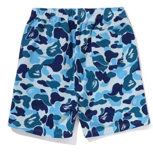 Pantalones Cortos con Estampado de Camuflaje Azul Personalizados, Cintura Elástica, Tendencia de Verano, Diseño de Tiburón, Estilo Urbano - Product Image 6