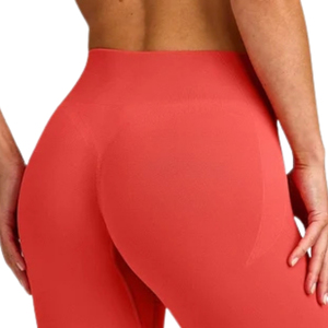 Leggings sans couture pour femmes, haute élasticité, confort optimal, leggings de sport pour la gym, le yoga et l'entraînement, avec un élégant détail de logo gris - Product Image 5