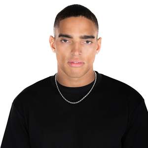 925 Sterling Silver Cuban <b>Chain</b> Hiphop Style Necklace Classic Unisex Everyday Wear - Product Image 3