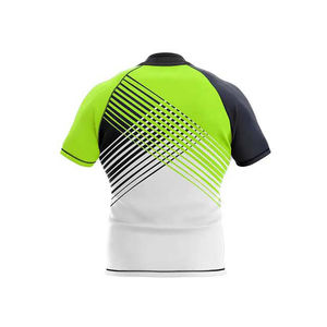 Uniforme de rugby personnalisé OEM, impression numérique par sublimation, spandex/coton, haute résistance, vêtements de sport d'équipe, vêtements respirants unisexes - Product Image 4