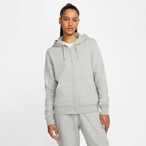 Sudadera con Capucha de Invierno para Mujer, de Alta Calidad, Personalizada, de Algodón/Poliéster, con Cremallera, Manga Larga, Bolsillos, Lisa, Teñida y Bordada - Product Image 1