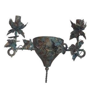 Maceta de pared de medio macetero con forma de tronco de árbol, color natural, ecológica, hecha a mano, moderna, decorativa de metal para mesa, decoración para sala de estar - Product Image 6