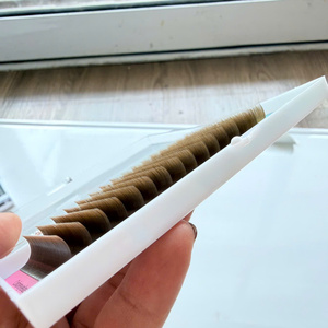 Extensiones de Pestañas Individuales de Marca Privada, Curvatura B CC C D M L, Bandejas Clásicas, Negro Mate, Terciopelo, Visón Sintético, Cachemira Suave, Vendo - Product Image 4
