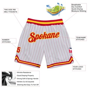 Shorts de basket-ball en gros, avec tissu respirant à séchage rapide, couleurs, logos et designs personnalisés pour les équipes et les athlètes - Product Image 4