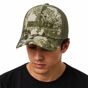 Gorra Trucker Unisex con Patrón de Camuflaje Verde, Diseño de Visera Curva Bordada en la Parte Delantera, Cierre Trasero Ajustable, Ropa Urbana para Exteriores - Product Image 2