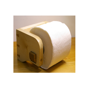 Portarrollos de Papel Higiénico de Madera de Alta Calidad, Diseño de Estante de Pared, Soporte Móvil para Rollo de Papel Higiénico - Product Image 5