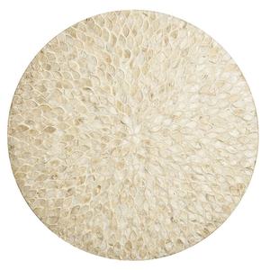 Sets de table en coquille de nacre de cuisine écologique de meilleure qualité, vaisselle plate en coquillage de luxe faite à la main au Vietnam - Product Image 1