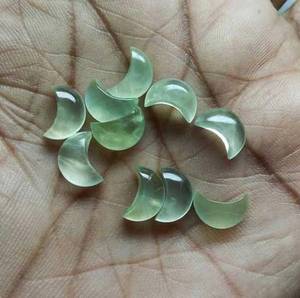Grossiste Cabochon d'Opale Préhnite Naturelle Forme Lune de Feu Cabochon Fantaisie Pierre Précieuse Libre pour la Fabrication de Bijoux Fabricant de Pierres Précieuses - Product Image 4
