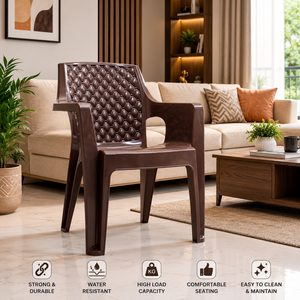 Eco-Friendly Customised Brand Sumo Lotus Diamond Modern Plastic Living Room & Home Office <b>Chair</b> 1 Year Warranty-Home Furniture - Product Image 2