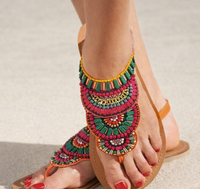 Nouvelles Espadrilles Femme à Talon Compensé et Plateforme, Bout Ouvert, avec Broderie Floquée, Tige en Jute, Semelle en PU, Fabriquées en Inde