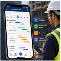 Desarrollo de Aplicaciones Móviles ERP para Gestión de Construcción, Versión Internet, Soporte Multi-idioma para Sistemas Operativos /Linux/MAC