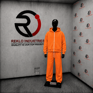 Conjunto de chándal naranja para hombre, sudadera con capucha de cremallera completa y pantalones jogger, personalizado, al por mayor, ropa casual urbana, ropa deportiva de forro polar, dos piezas, en oferta. - Product Image 3