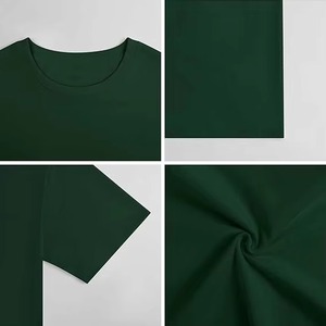 T-Shirt for Men Men's Cotton Blank Shirt Moisture-Wicking Crew Tee <b>Undershirts</b> T-shirt for men - Product Image 6