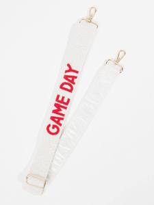 Correa de bolso bordada con cuentas hecha a mano, diseño personalizado, elegante correa de bolso bordada con cuentas para bolsos. - Product Image 1