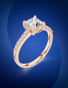 แหวนพลอยอะคาเดีย10K ทำด้วยมือทองดีไซน์วินเทจเครื่องประดับเพชรจำนวนมากสำหรับขาย - Product Image 1