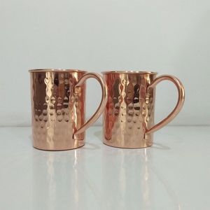 Mugs en cuivre haut de gamme de qualité commerciale avec poignée unique en vente - Product Image 2