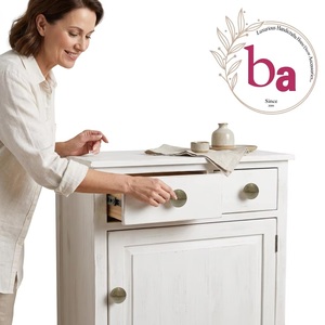 Ba Wood and Resin Eco-Friendly Multi-Function Round Drawer Knob for Home Office Modern Design Easy Installation - Product Image 3