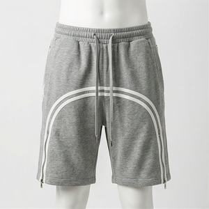 Pantalones Cortos Vintage Personalizados 2024, Color Personalizado Básico, 100% Algodón, Corte Holgado, Lavado Ecológico, Diseño Sólido, 300gsm, Nuevo - Product Image 1