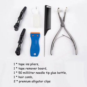 Pince de pressage pour extensions capillaires CLASTY INSTRUMENTS CI-ZS-094, avec revêtement en silicone antidérapant et doux pour une pression uniforme - Product Image 6