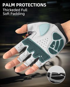 Gants de cyclisme respirants avec coussinets en gel pour route et VTT - Gants antidérapants pour écran tactile pour le cyclisme, l'entraînement et les sports de plein air - Product Image 2