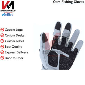 Gants de pêche légers, respirants, antidérapants, protection des doigts, tissu à séchage rapide, sangle de poignet réglable pour hommes et femmes - Product Image 3