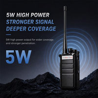 Radios bidirectionnelles Mesh Lora haute puissance, talkie-walkie analogique avec relais automatique pour étendre la couverture et la communication longue portée dans les bâtiments