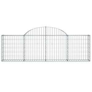 Set di 4 Cesti Gabion in Ferro Zincato Argentato - Product Image 4