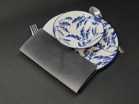 Porte-menu en cuir véritable de luxe classique, grande capacité, résistant à l'eau, fait main, léger, couleur personnalisée, logo personnalisé