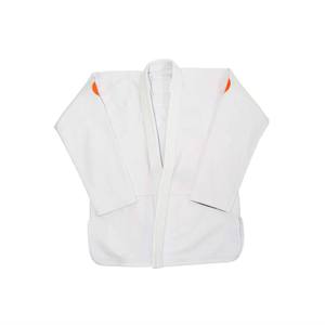 Kimono de BJJ blanc pour femme avec ceinture violette, coupe classique, 100% coton, vêtements d'arts martiaux durables, taille adulte - Product Image 6
