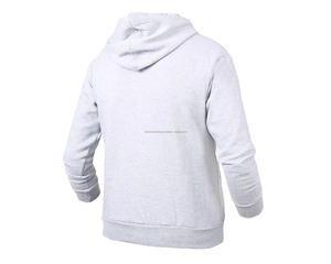 Venta caliente de los hombres 100% algodón pulóver Sudadera con capucha logotipo personalizado Slim Fit moda liso polar Fitness sudadera invierno Casual - Product Image 3