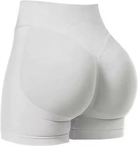 Shorts de sport et de yoga pour femmes, coupe ajustée, doux, sans coutures, sculptants, respirants, taille haute - Product Image 4