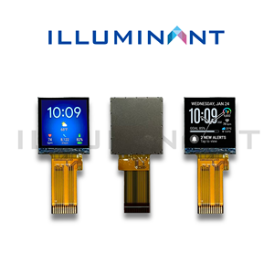 จอแสดงผล TFT-LCD แบบ COG FPC ขนาด 1.3 นิ้ว ความละเอียด 240x240 พิกเซล แบบ IPS สี่เหลี่ยมจัตุรัส ความสว่าง 400 นิต พร้อมอินเทอร์เฟซ RGB และไฟแบ็คไลท์ LED สีขาว - Product Image 2