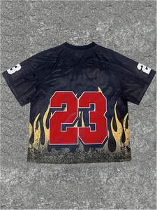 Maillot en maille respirant personnalisé avec logo OEM, vêtements de sport respirants pour le basketball, le football, le soccer, uniforme d'entraînement, fabricant - Product Image 2