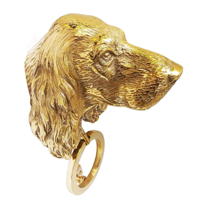 Timbre de Puerta con Cabeza de Perro de Latón Vintage, Escultura de Pared, Decoración para Entrada con Estilo Americano Clásico para Casa, Granja, Cabaña, Hotel - Product Image 6