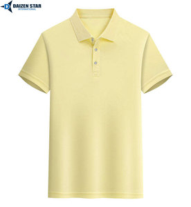 Coton Solide Anti-Plis Premium pour Chemise Homme Coupe Slim Logo Personnalisé Golf Manches Courtes Production en Gros Prix Usine - Product Image 3