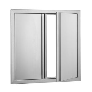 Porta di Accesso BBQ a Incasso in Acciaio Inox 24W X 24H Pollici per Unità di Stoccaggio Verticale da Parete per Cucina Esterna - Product Image 1