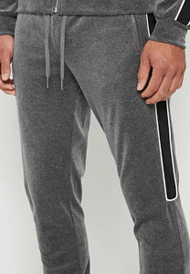 Ensemble de survêtement unisexe en velours avec logo personnalisé, sweat à capuche léger en coton French Terry, grande taille, tenue décontractée unie pour l'hiver - Product Image 4