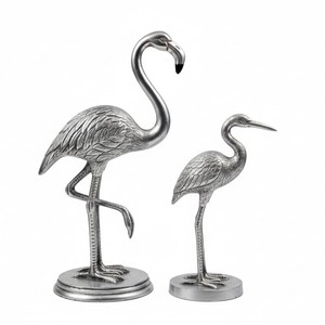 Sculpture décorative élégante en aluminium artisanal en forme de rhinocéros, statue de faune pour la maison, le bureau, l'hôtel, la table console, vente en gros - Product Image 5