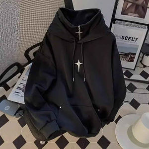 Sudadera con capucha extragrande para hombre, 100% algodón, 360 g/m², estilo casual urbano, teñido liso, personalizable, de la mejor calidad con precio razonable para el invierno - Product Image 4