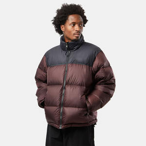 Veste matelassée décontractée élégante pour homme de qualité supérieure, manches longues, col montant, rembourrage en coton, veste d'hiver chaude avec poches - Product Image 6