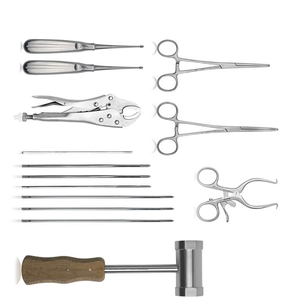 Juego de Instrumentos Quirúrgicos Veterinarios de Acero Inoxidable, Herramientas Manuales para Operaciones Clase I, Reutilizables por el PERSONAJE QUE REALIZA LA INTERVENCIÓN QUIRÚRGICA - Product Image 5