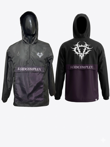 Veste coupe-vent à capuche imperméable personnalisée OEM pour l'hiver, style urbain, 100 % polyester, col montant, motif lettres, vente en gros - Product Image 3